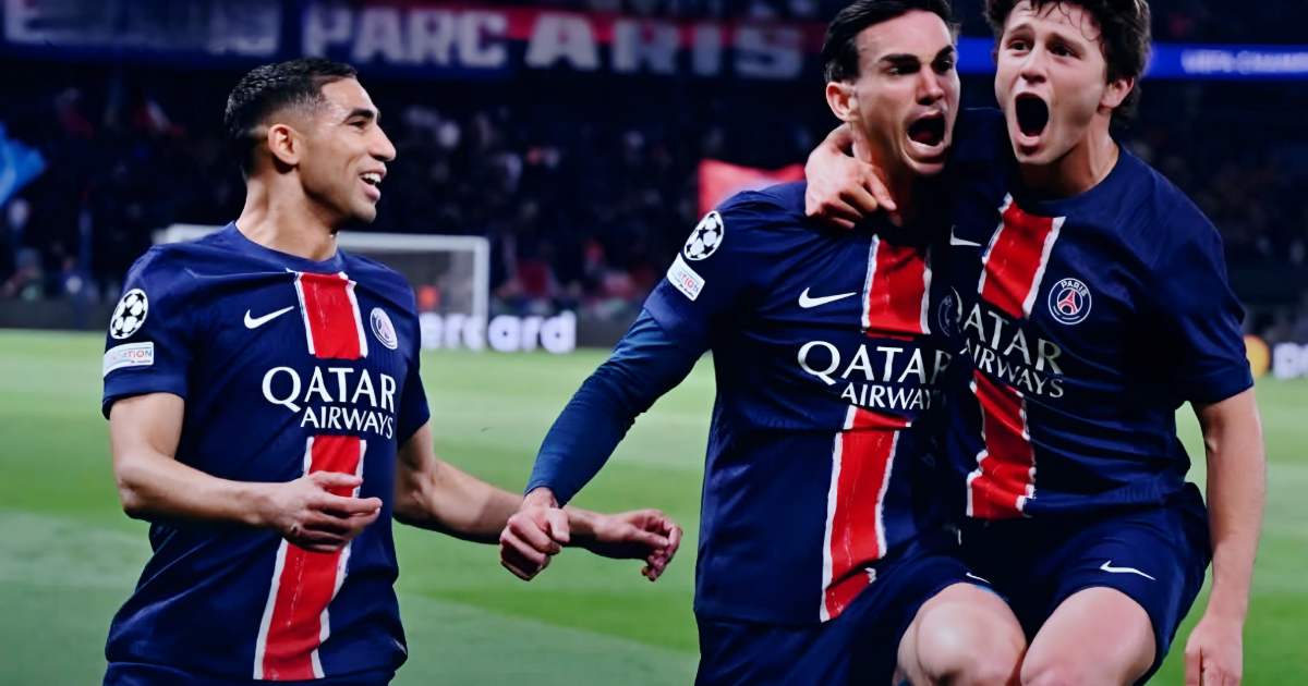 بحضور حكيمي.. باريس سان جيرمان يبلغ نهائي الأبطال ويضرب موعدًا مع إنتر ميلان بـِ ميونخ