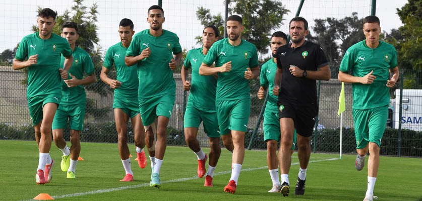 برنامج المنتخب الوطني المغربي قبل مواجهة السودان وغينيا