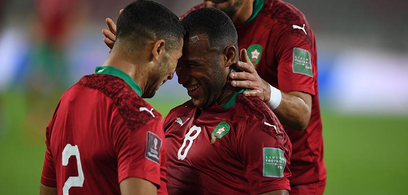 رقم قياسي جديد لأيوب الكعبي مع المنتخب المغربي