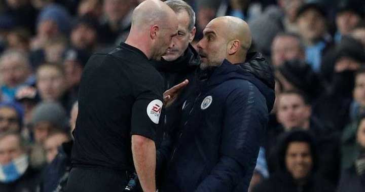 الاتحاد الإنجليزي لكرة القدم يحذر غوارديولا بسبب عصبيته خلال مباراة ليفربول