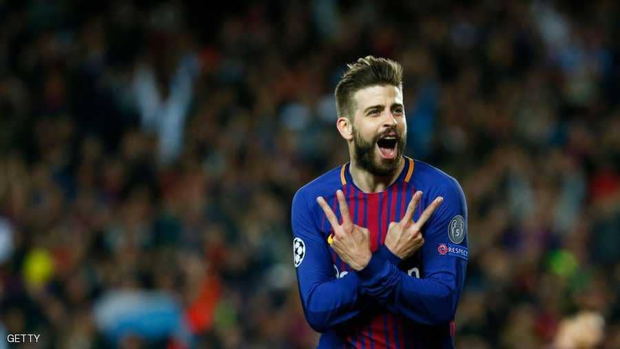 بيكيه ترك ناديه يحتفل وحده بسبب برشلونة