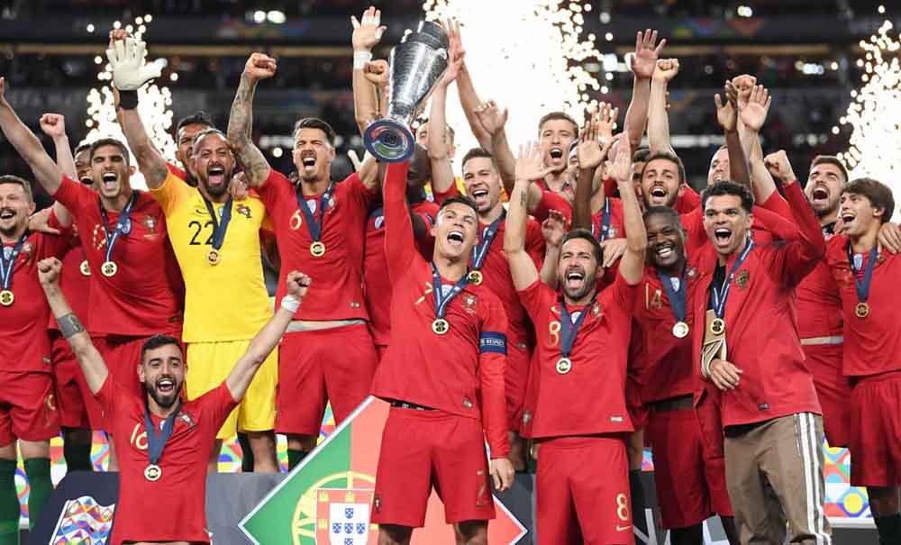 البرتغال تتوج بدوري الأمم الأوروبية