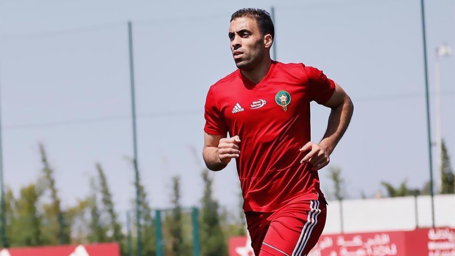 تعرف على ما فعله حمد الله أثناء مباراة المنتخب المغربي وناميبيا