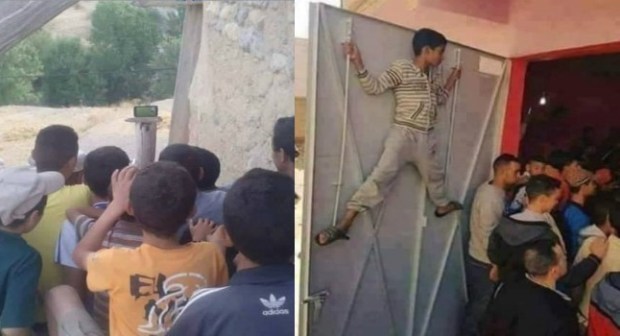 بنعطية يتفاعل بشكل مؤثر مع صور لأطفال مغاربة تابعوا مباراة الأسود في ظروف صعبة