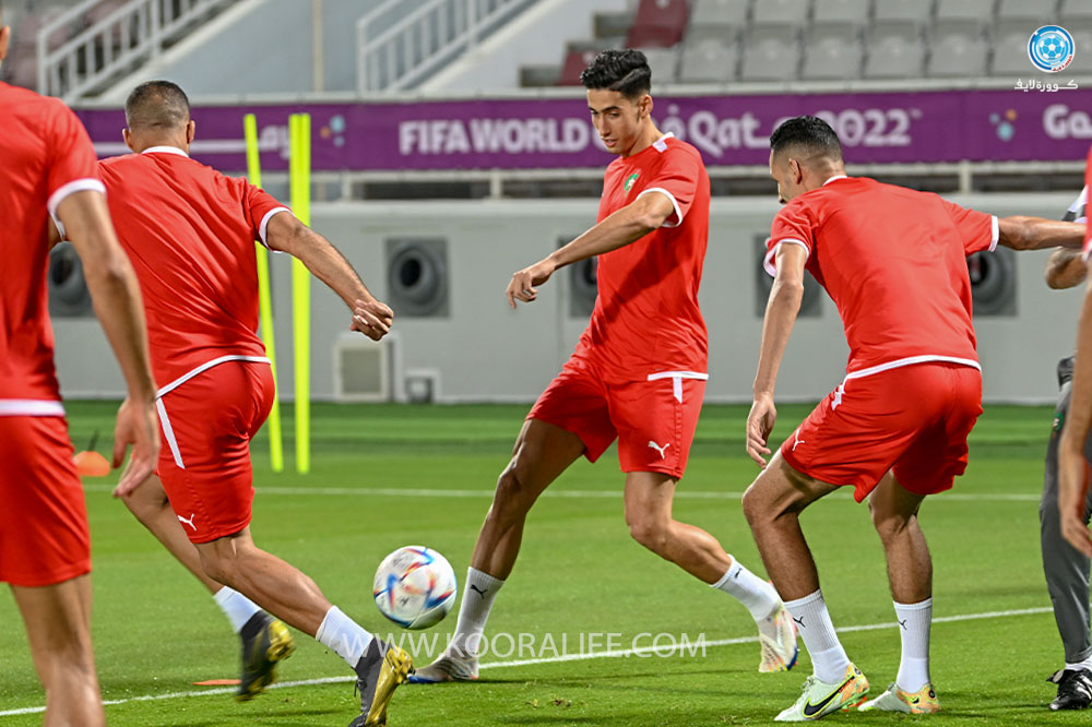 المنتخب المغربي ..تداريب فردية لأمرابط وبوفال واطمئنان على حكيمي وأملاح