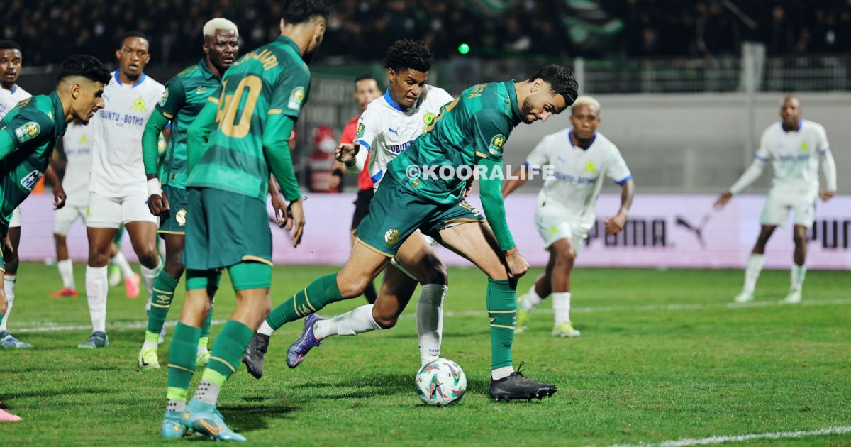 الرجاء ينتزع فوزاً ثميناً على ماميلودي صن داونز في دوري أبطال إفريقيا