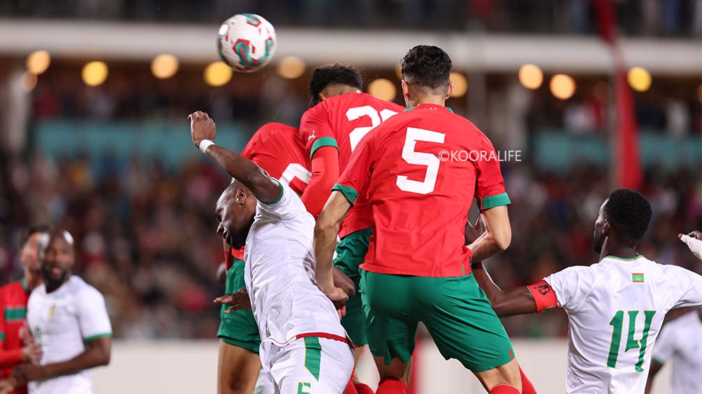 المغرب يتعادل مع ضيفه الموريتاني في ختام الجولة الودية 