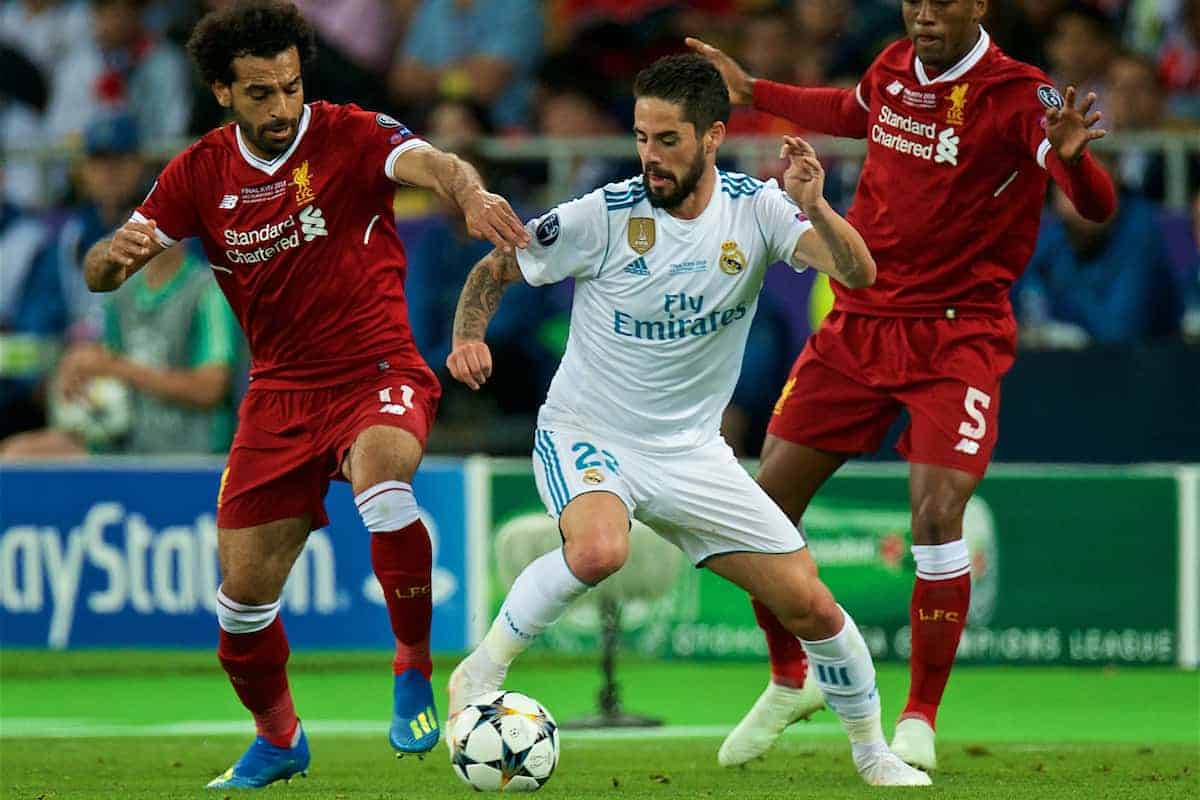 تشكيلة ريال مدريد و ليفربول الرسمية في قمة دوري أبطال أوروبا