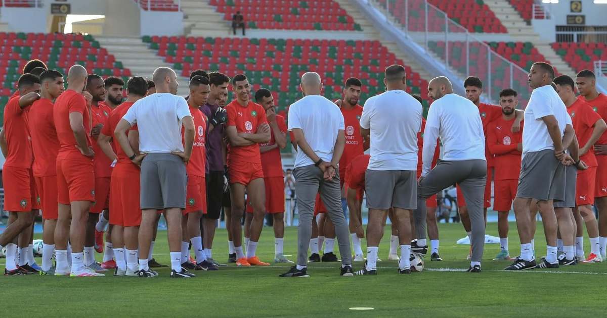 "أسود الأطلس" يرفعون درجة الاستعداد لمواجهة تونس الودية