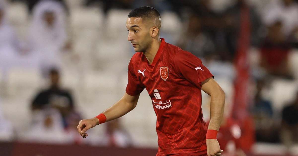 رسمياً.. الدحيل القطري يُعلن انتهاء مشوار حكيم زياش مع الفريق