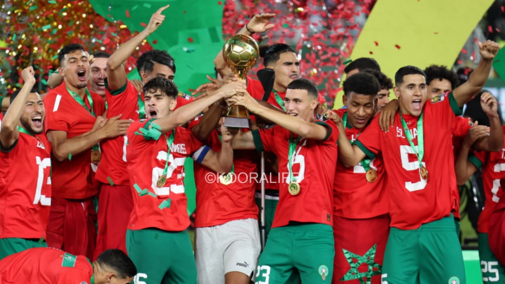 المنتخب المغربي لأقل من 23 سنة يفوز على مصر و يتوج ببطولة كأس إفريقيا للأمم