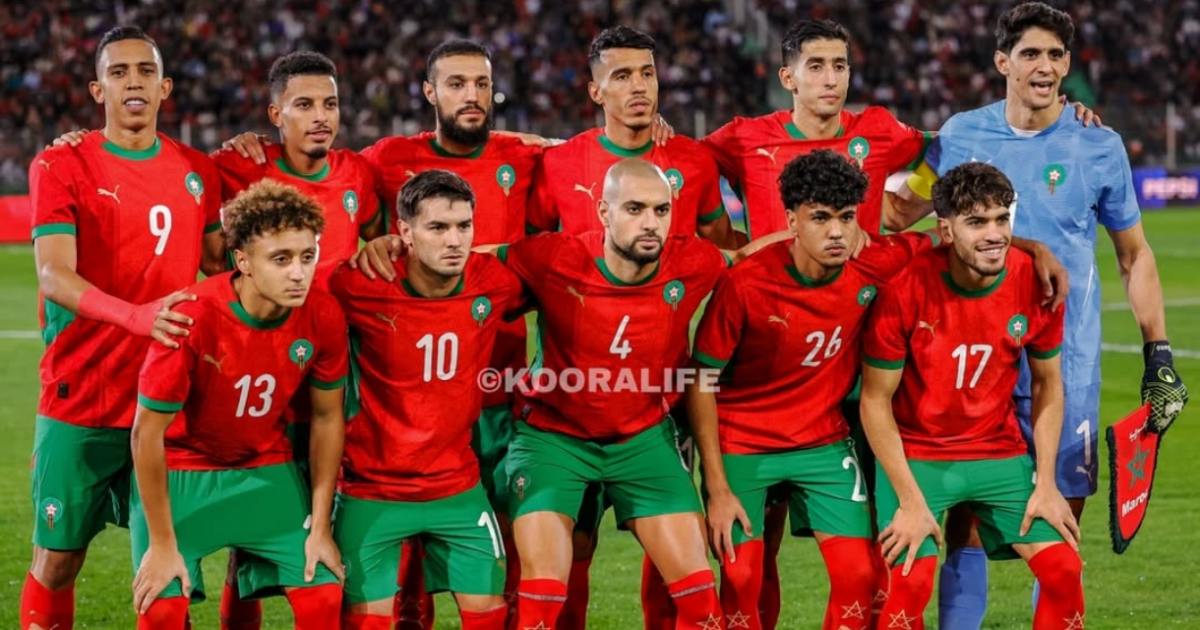 المنتخب المغربي يتراجع عالمياً إلى المركز 14