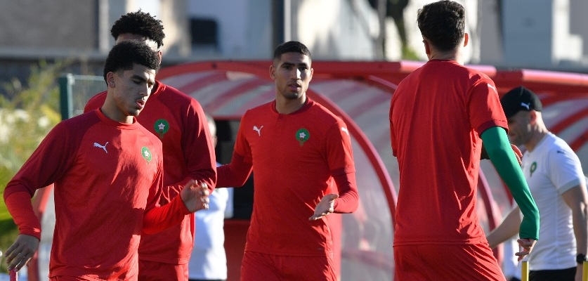 المنتخب المغربي يواصله استعداده لنهائيات كأس أمم إفريقيا