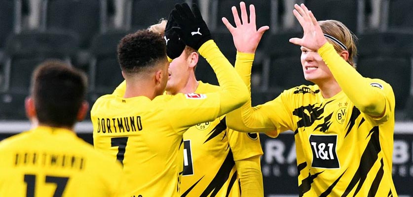 دورتموند يحقق أول فوز له على أوغسبورغ بعد صيامه لثلاث مباريات