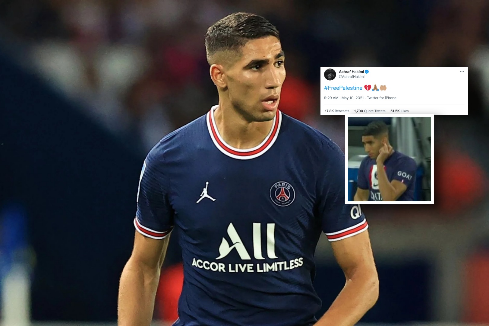 69rfNWeXkFkaXlnhdHRpIpMndcAcwP1SIAtn2rCu بسبب فلسطين، حكيمي يرد على الجماهير الاسرائيلية بطريقته الخاصة