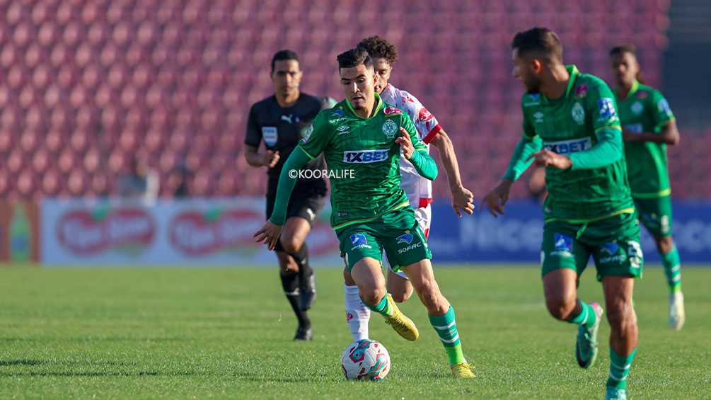 الرجاء يفوز على الوداد الرياضي بموقعة “ديربي البشير” بالمحمدية