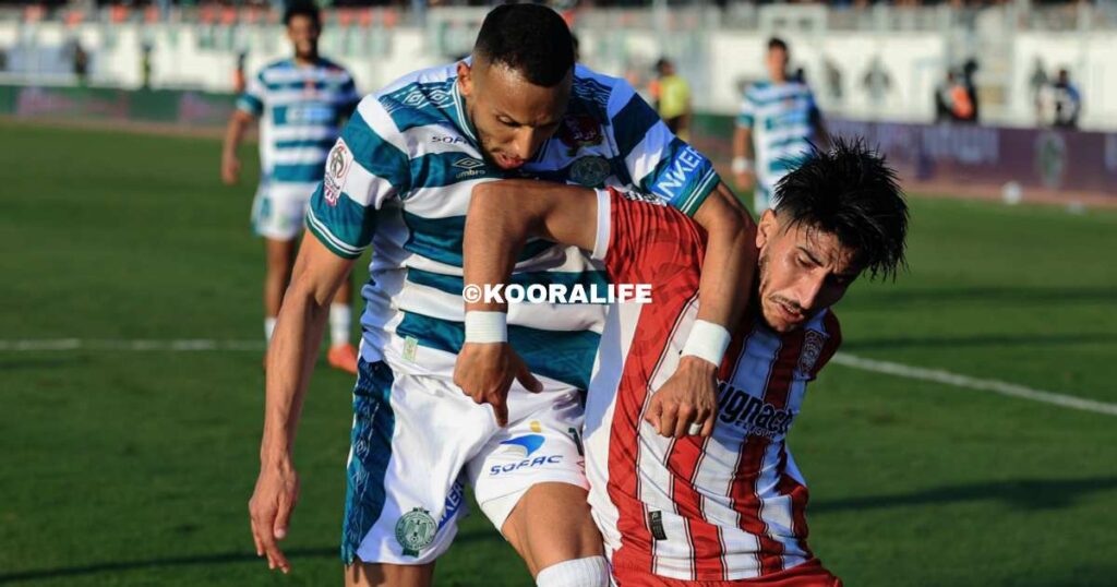 التعادل السلبي بين الرجاء والنادي المكناسي يحرم “النسور” من التقدم في الترتيب