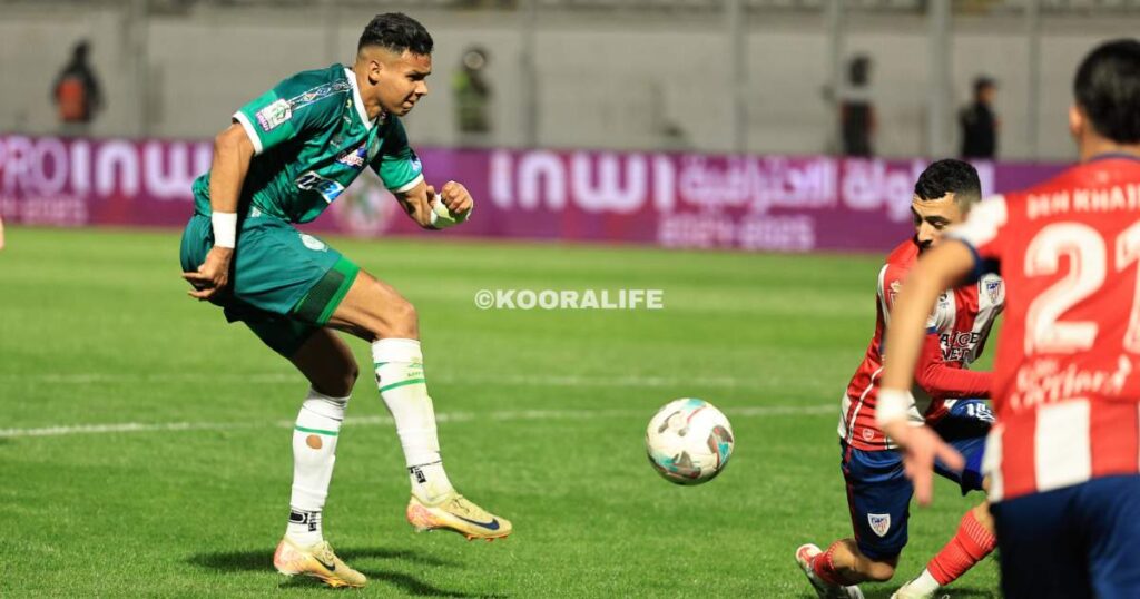 تعادل مخيب للرجاء والمغرب التطواني في صراع البطولة