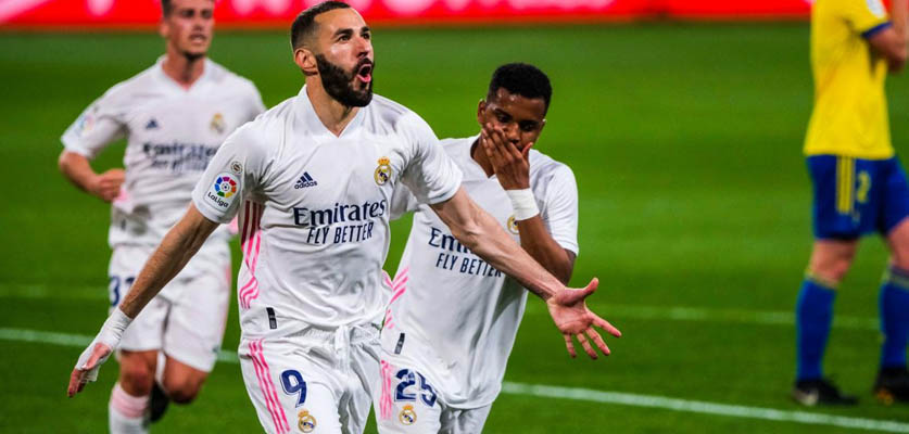 ريال مدريد يحقق فوزا ثمينا على حساب قادش في “لا ليغا”