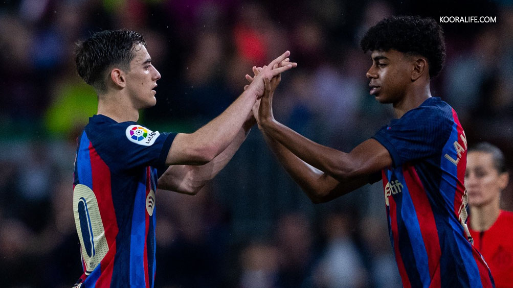 بمشاركة المغربي جمال  أصغر لاعب في تاريخ “لا ليغا” برشلونة يفوز على ريال بيتيس