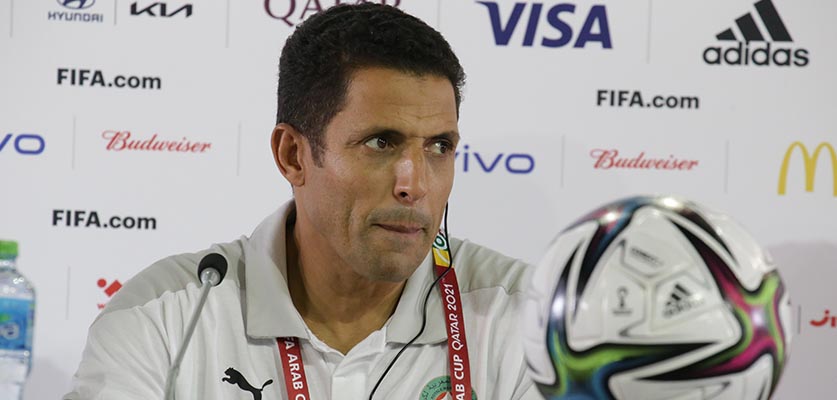 عموتة: “توقعت أن يكون المنتخب الفلسطيني عنيدا لكننا فرضنا طريقة لعبنا”