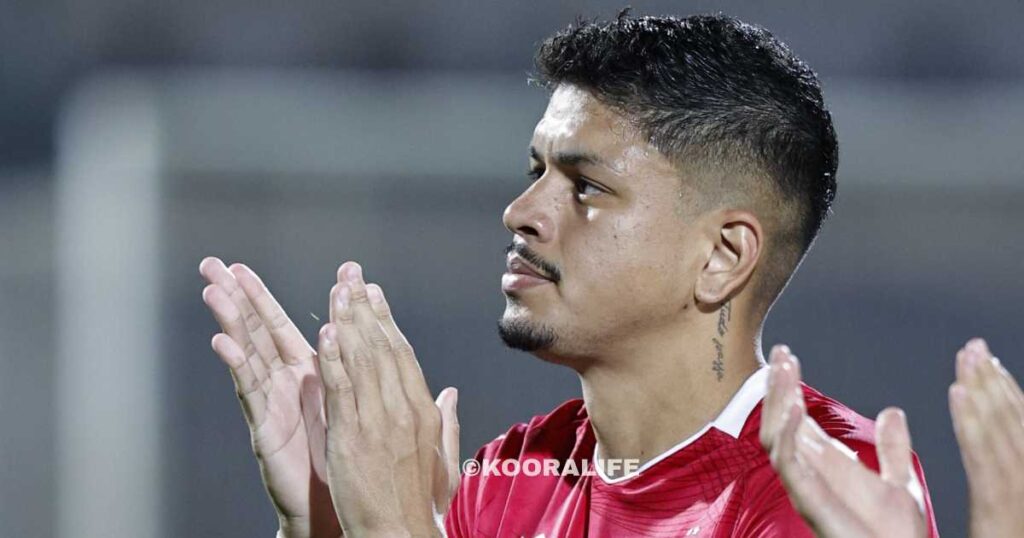 رسالة مؤثرة من البرازيلي رينان فيانا لمكونات الوداد بعد نهاية موسمه الكروي