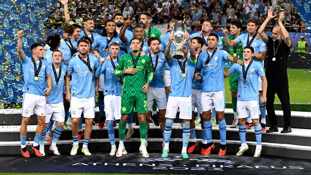 مانشستر سيتي يتوج بالسوبر الأوروبي على حساب إشبيلية