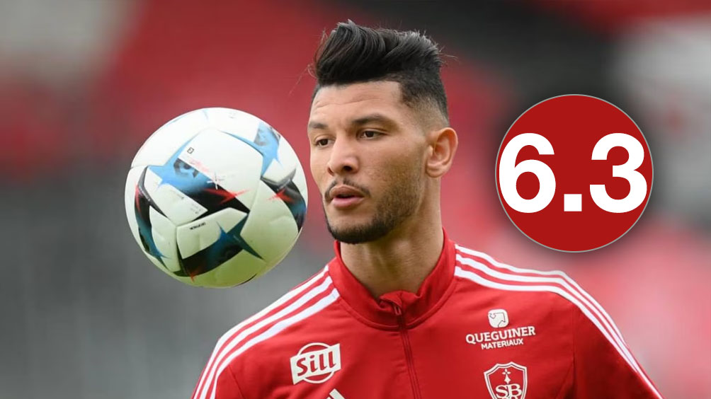 أشرف داري يتحصل على أقل تنقيط بين مدافعي بريست أمام ليل