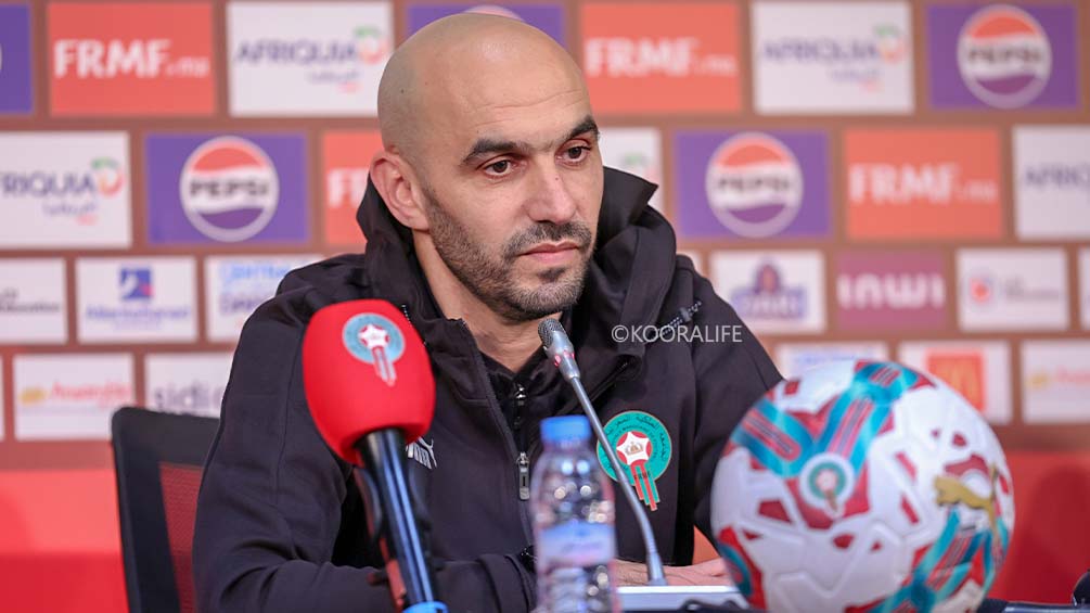 الركراكي: “لم أوجه الدعوة لأمين حارث بسبب المنافسة الكبيرة على مركزه”