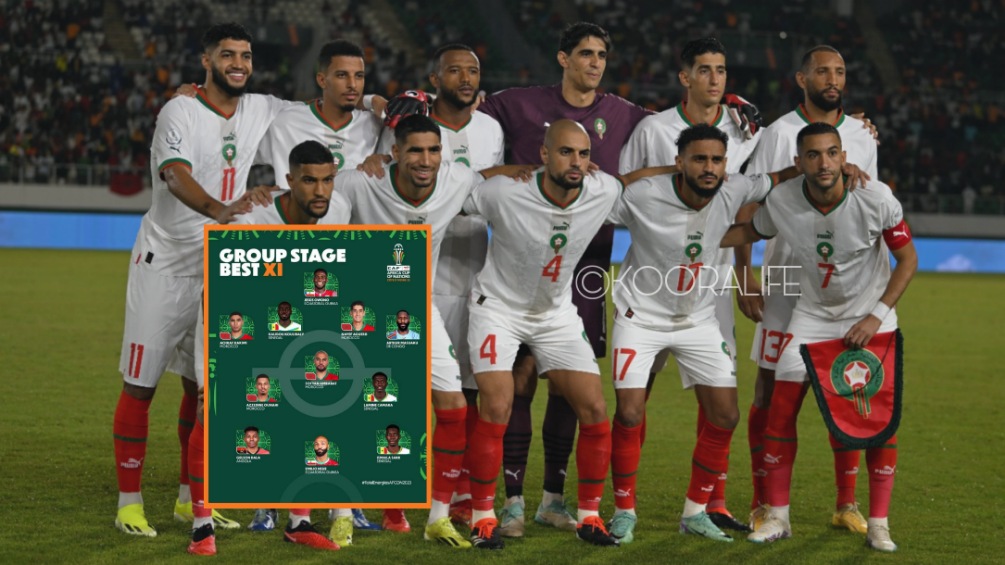 سيطرة مغربية على التشكيلة المثالية لمجموعات “كان” الكوت ديفوار