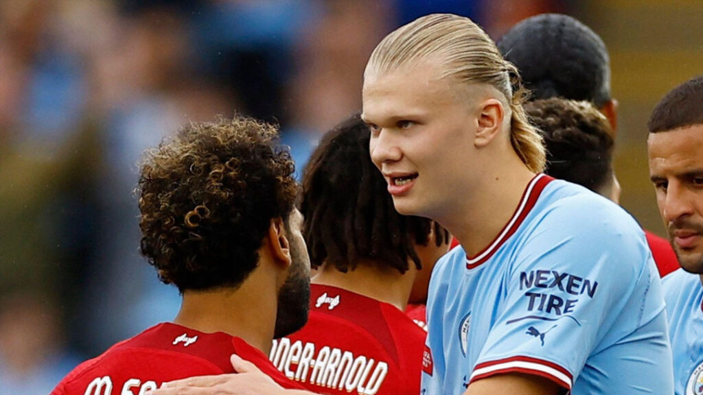 النرويجي هالاند يحطم رقم المصري محمد صلاح