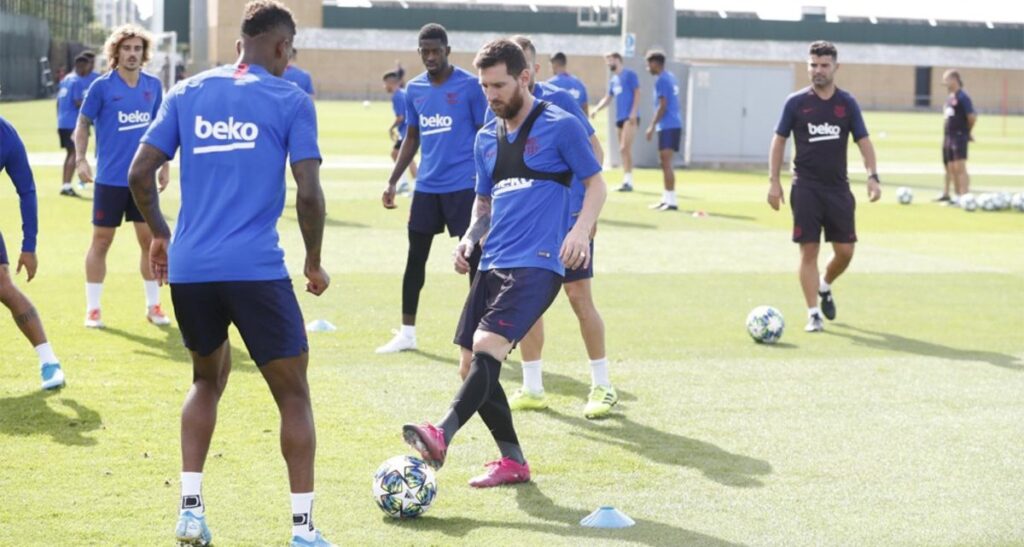 أخبار سارة في تدريبات برشلونة استعدادا لمواجهة دورتموند