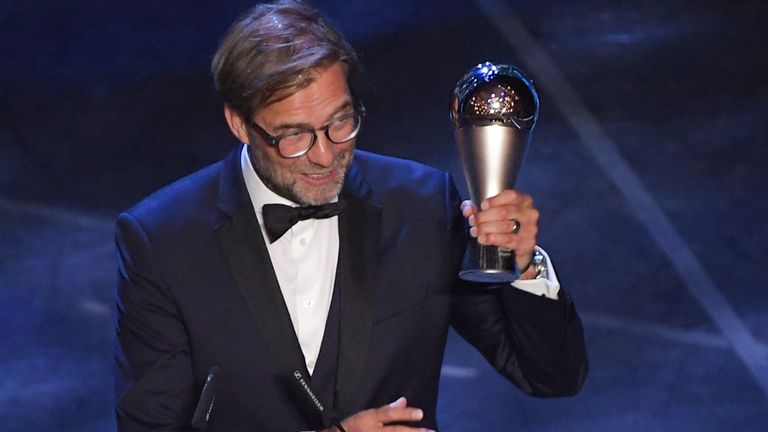 رسمياً: يورغن كلوب أفضل مدرب في العالم