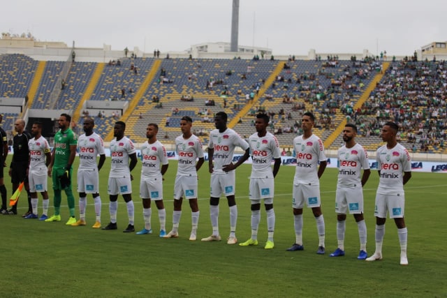تشكيلة الرجاء الأساسية في مواجهة النصر الليبي