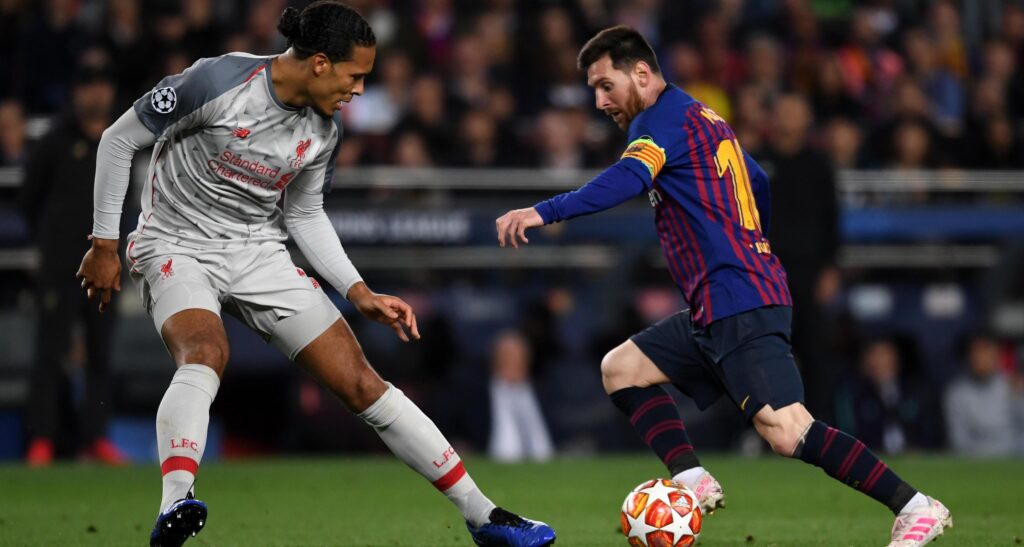 ميسي يكشف سبب صعوبة تجاوز فان دايك