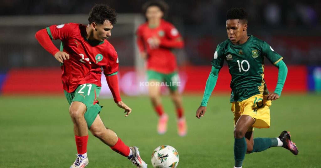أشبال الأطلس يتألقون بثلاثية أمام جنوب إفريقيا ويبلغون نصف نهائي كأس إفريقيا