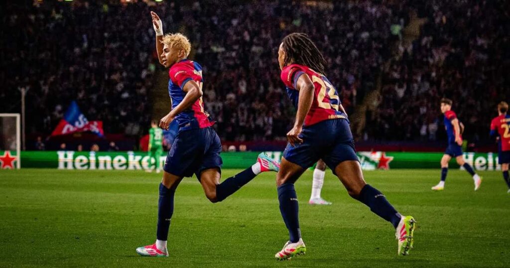 بقيادة يامال.. برشلونة يفرض التعادل على إنتر في مباراة الإثارة