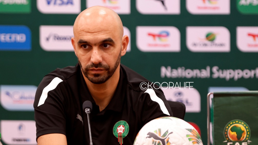 الركراكي: منافسات “الكان-الكوت ديفوار” انتهت بالنسبة لـ سفيان بوفال