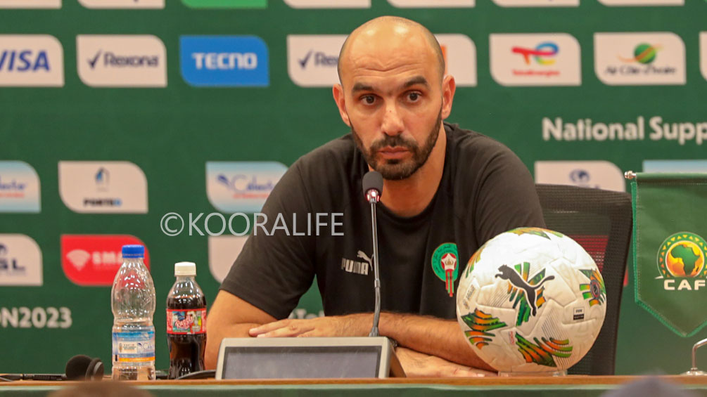 الركراكي يكشف مجموعة من العوامل التي أثرت على المنتخب المغربي في “كان 2023”