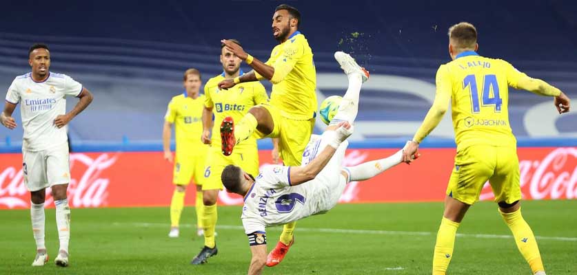 قادش يفرض التعادل على ريال مدريد في “لاليغا”