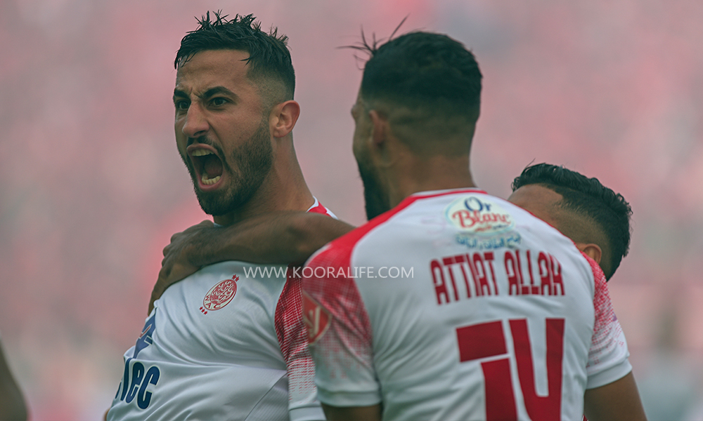 الوداد الرياضي يفوز على الرجاء بثنائية في ديربي البيضاء