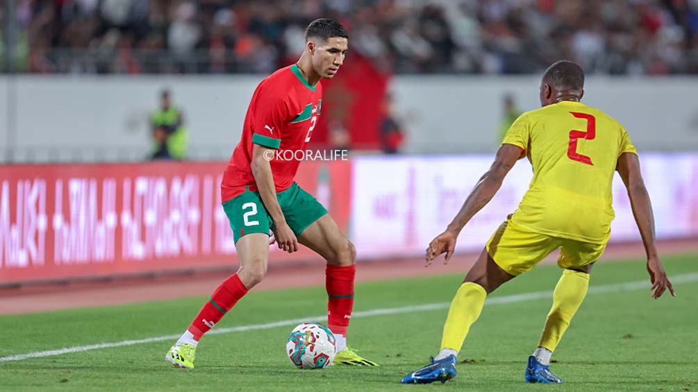 بـ 1285.. أشرف أكثر لاعب مغربي منحا للتمريرات الناجحة