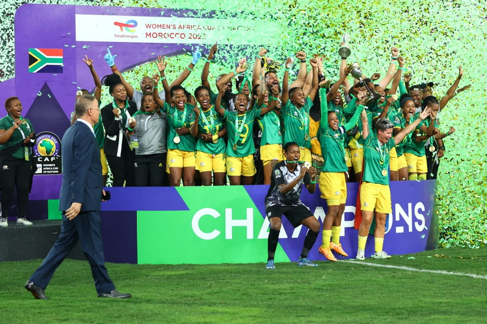 جنوب إفريقيا للسيدات يتوج بطلا لإفريقيا على حساب المغرب