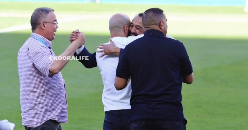 السكتيوي يرد على تواجد الركراكي بمستودع ملابس المنتخب الأولمبي