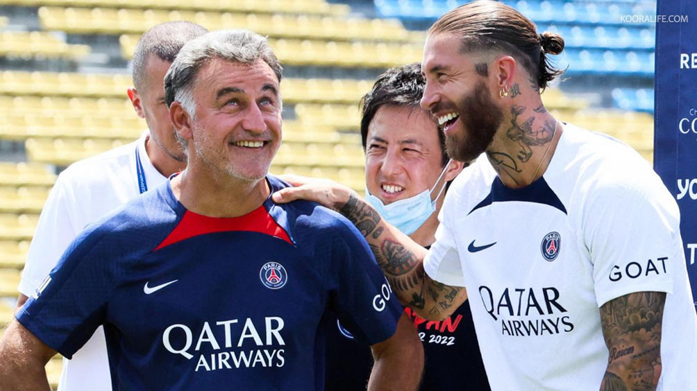 باريس سان جيرمان يستعد لإقالة مدربه كريستوف جالتييه