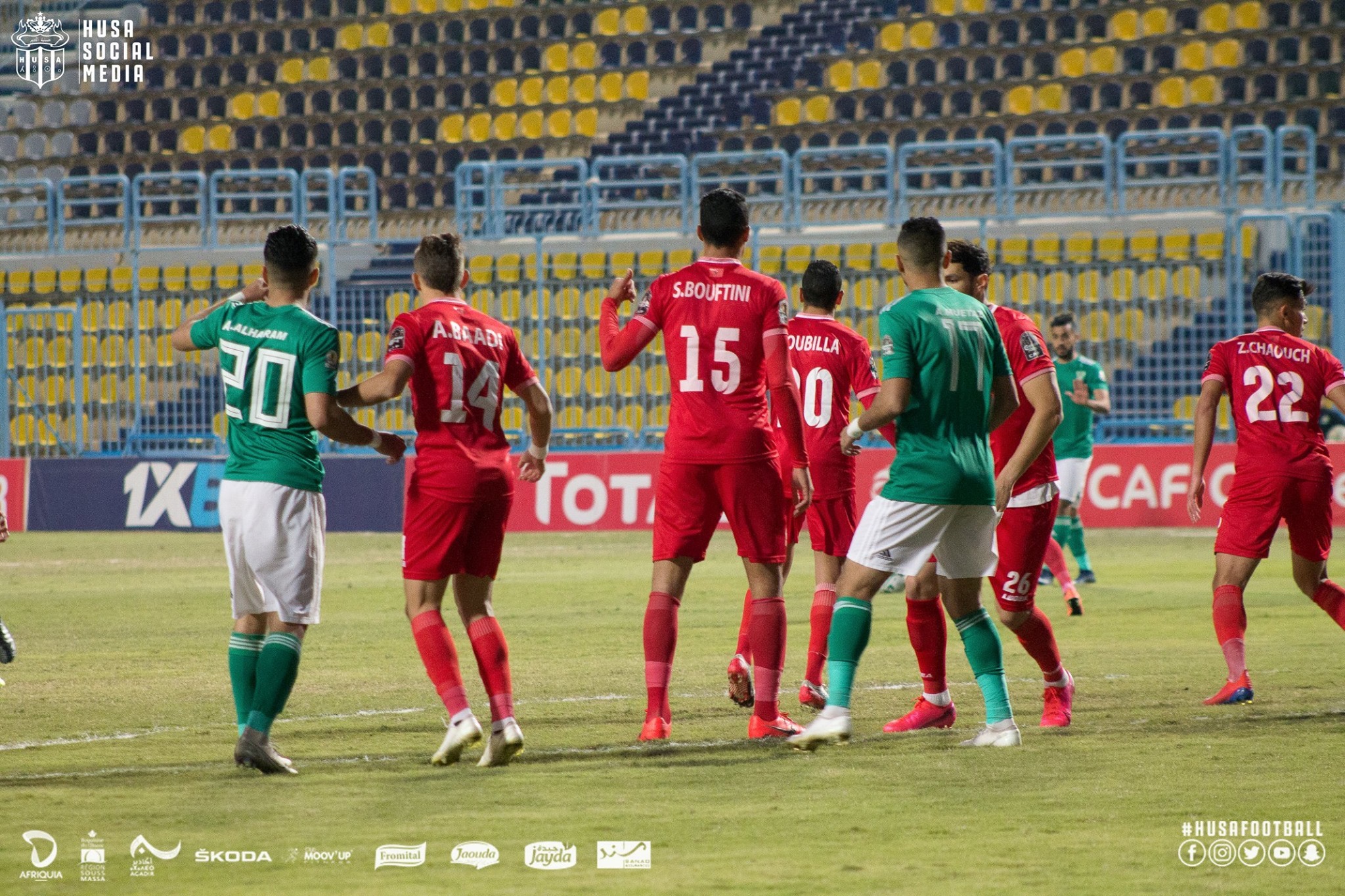بخماسية..الحسنية تقسو على النصر الليبي في ذهاب ربع نهائي كأس الكونفدرالية 1 بخماسية..الحسنية تقسو على النصر الليبي في ذهاب ربع نهائي كأس الكونفدرالية