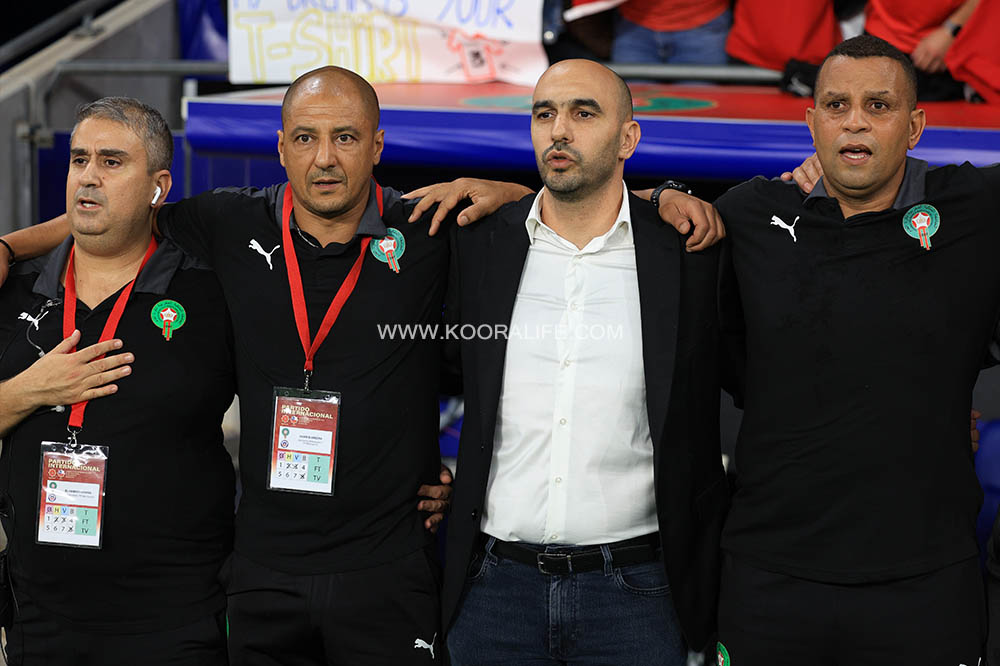 الركراكي يكشف طريقة لعب “الأسود” بكأس العالم قطر 2022