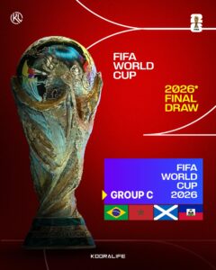 FB IMG 1764962213438 المغرب يقع في مجموعة قوية تضم البرازيل واسكتلندا وهايتي في كأس العالم
