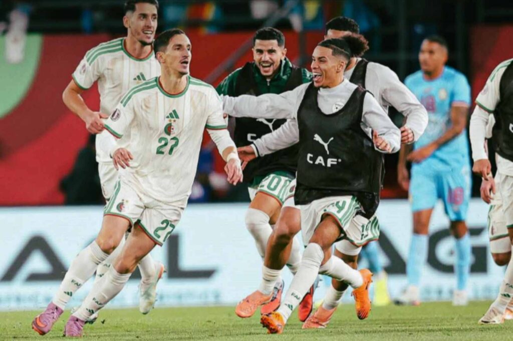 الجزائر تعبر الكونغو الديمقراطية وتضرب موعدًا مع نيجيريا في ربع النهائي