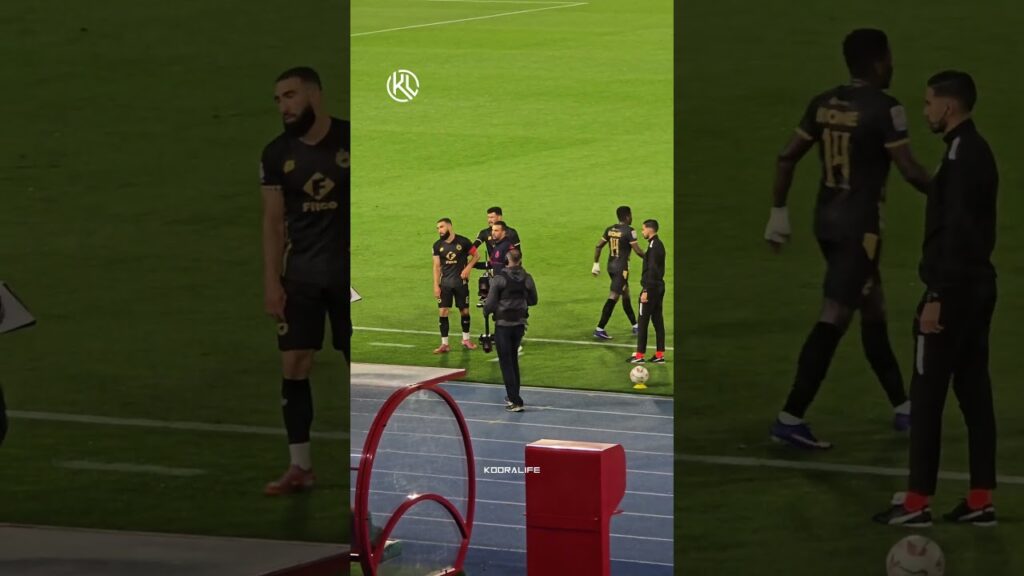 غضب كبير من سفيان المودن بعد تلقيه بطاقة حمراء و تدخل بدر بانون لتهدئته🧐🧐